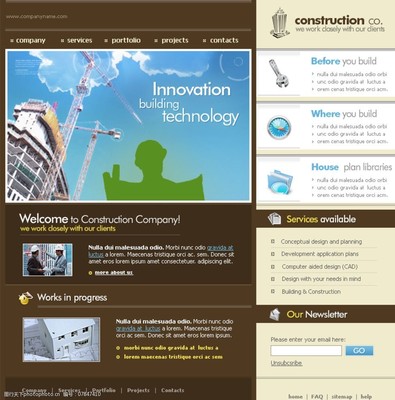 國外企業網站設計 以圖片與網頁構筑品牌數字化堡壘